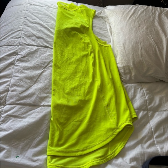 Lululemon Athletica Neon Yellow Muscle Tee - Picture 3 of 6